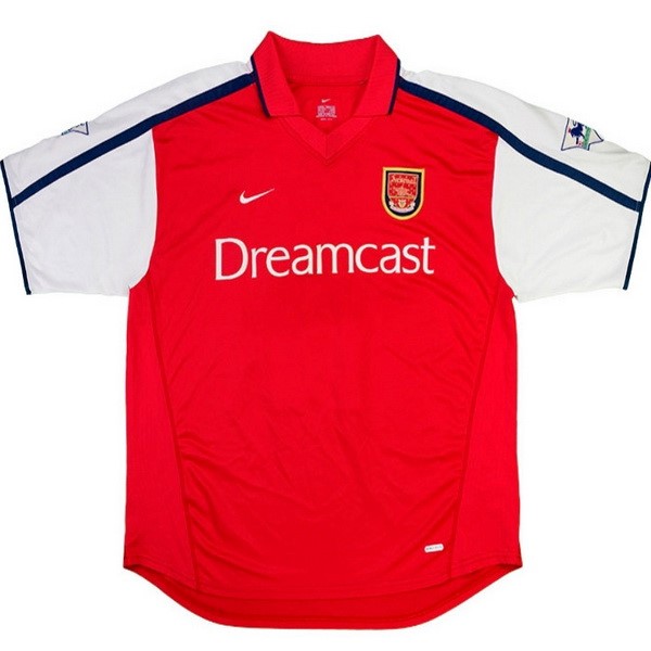 Camiseta Arsenal Replica Primera Ropa Retro 2000 Rojo